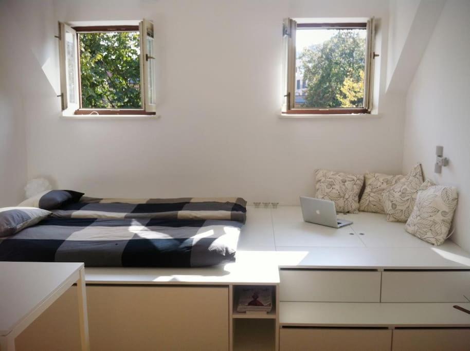 The Cute, Sunny Apartment In The Center +P Ljubljana Exterior photo